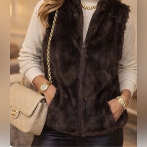 Viable Faux Fur Vest